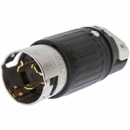 125/250 VAC 50 A Non-NEMA, Hubbell Incorporated CS6365C Twist-Lock®, Insulgrip® Locking Device Plug