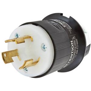 125/250 VAC 30 A Non-NEMA, Hubbell Incorporated HBL3331C Twist-Lock®, Insulgrip® Locking Device Plug