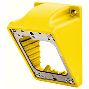 Hubbell Incorporated HBL60CM55 Water Tight Angle Adapter, Yellow, Yellow,