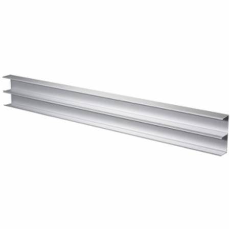 2-Channel Hubbell Incorporated HBLALU4800B10 Raceway Base, Satin Anodized