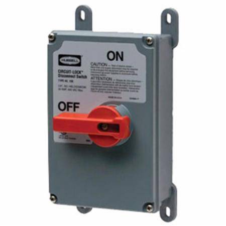 120/240/480/600 VAC, 30 A, Hubbell Incorporated HBLDS3NK Circuit-Lock ...
