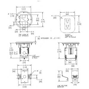 1-Gang, Adjustable, Hubbell Incorporated RF500 tradeSELECT®, netSELECT ...