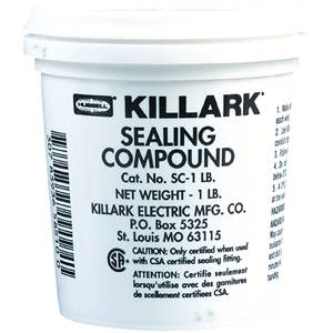 4 Oz, Hubbell Incorporated SC-4-OZ Sealing Compound, Gray, Cement