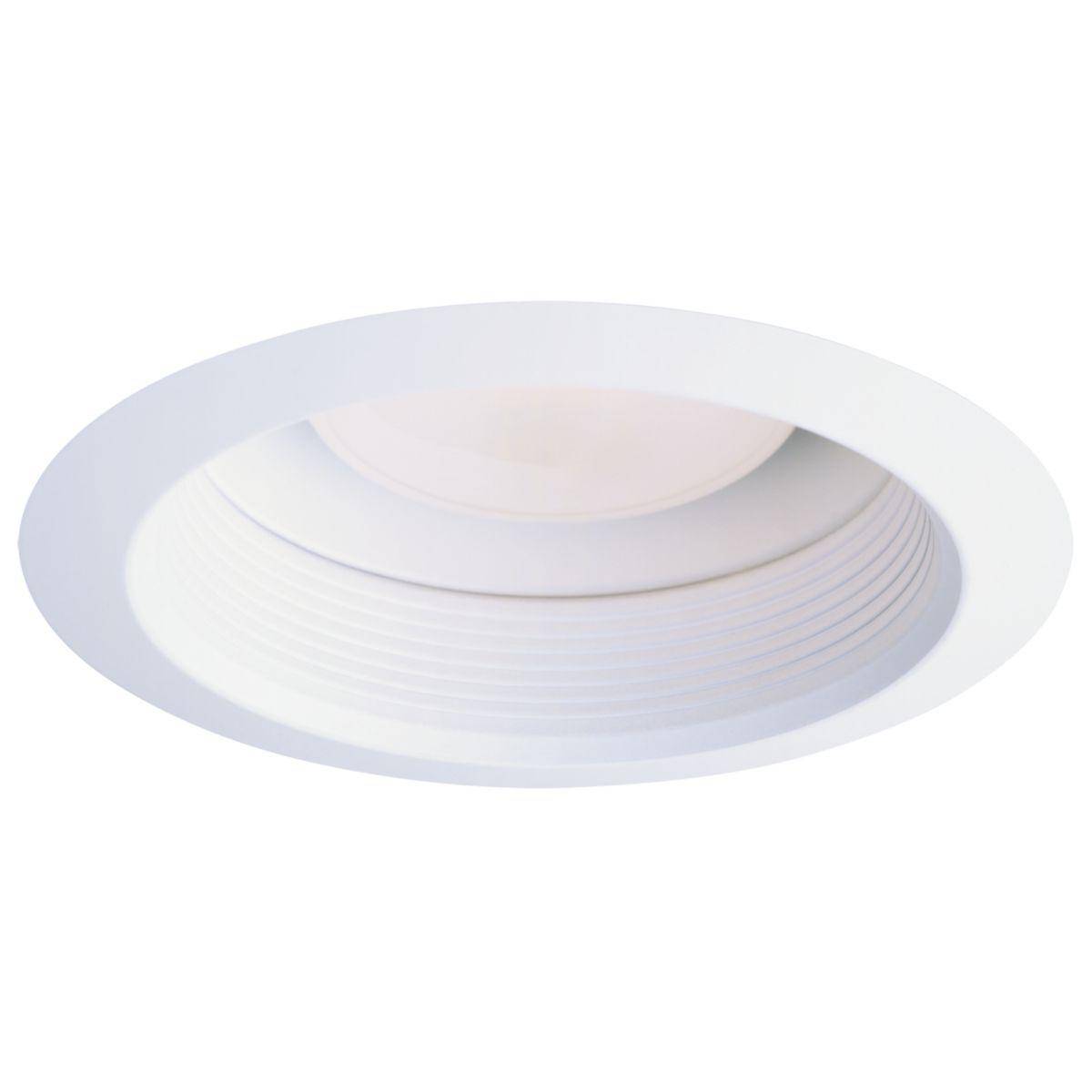 Halo 30WAT H7 30 Open Self-Flanged Round Lighting Trim, 6 in Dia Inside ...