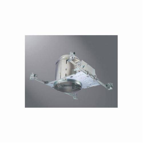 Halo H7ICT H7 Series Line Voltage New Construction Single Wall Recessed Lighting Housing, Incandescent Lamp, IC Insulation, 120 VAC, 6-1/2 in Ceiling Opening, Aluminum Housing