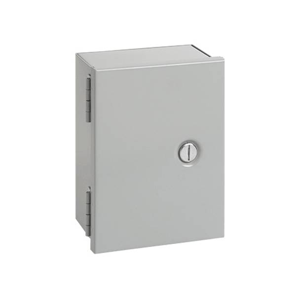 nVent HOFFMAN A10N104 A1SM Small Enclosure, 10 in L x 10 in W x 4 in D, NEMA 1/IP30 NEMA Rating, Steel