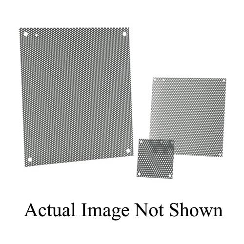 Hoffman A16N16MPP PNLP Perforated Panel, 14-1/2 in W x 13 in H, 16 ga Steel, Gray