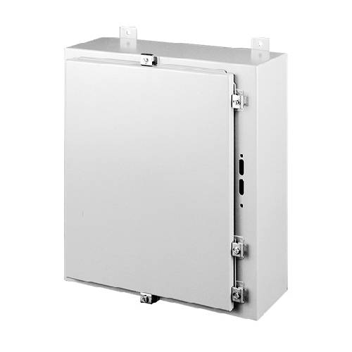 nVent HOFFMAN A24HS2508LP A19 Disconnect Enclosure With Clamp, 24 in L x 25.38 in W x 8 in D, NEMA 4/IP66 NEMA Rating, Steel