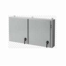 nVent HOFFMAN A60X4E15716 A26MM 4-Door Free Stand Low Profile Disconnect Enclosure With Handle, 60 in L x 156-1/2 in W x 16 in D, NEMA 12/IP55 NEMA Rating, Steel