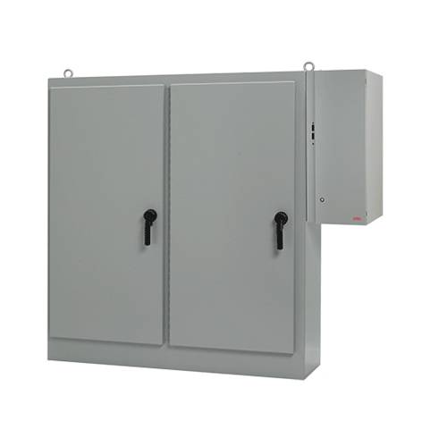 nVent HOFFMAN SEQUESTR™ A84XD7824FTCLP A28X2 2-Door External Disconnect Enclosure, 84.12 in L x 78-1/2 in W x 24.12 in D, NEMA 12/IP55 NEMA Rating, Steel