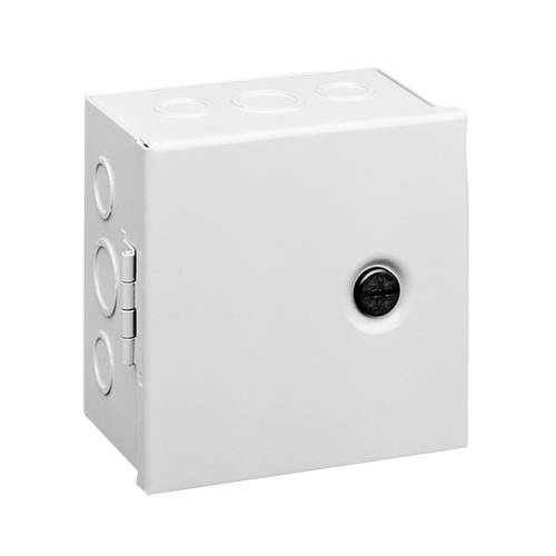 nVent HOFFMAN AHE24X18X6 A90HC Pull Box With Knockout, 18 in W x 6 in D x 24 in H, Butt Hinged Cover, NEMA 1/IP30, Steel