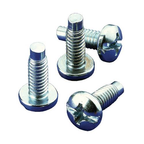 Hoffman AS1032250 A80/DACCY/X20 Screw Package, For Use With Rack Mount Angle, #10-32 x 5/8 in Combo Head, Steel, Silver