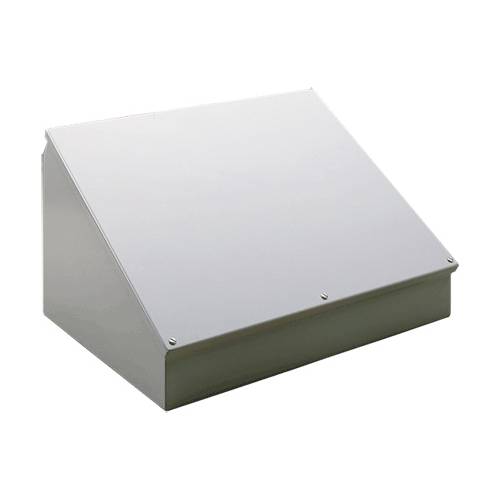 nVent HOFFMAN C12C24SS C5S Consolet Enclosure, 12 in L x 24 in W x 9.09 in D, NEMA 12/IP65 NEMA Rating, 304 Stainless Steel