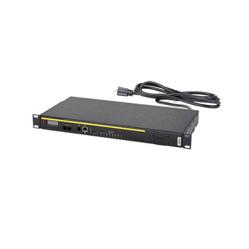 Hoffman DPC1N119820 DPS Switched Switched PDU Outlet and Environmental Monitor, 125 VAC, 15 A, 8 Outlets, 10 ft L Cord, Rack Mount