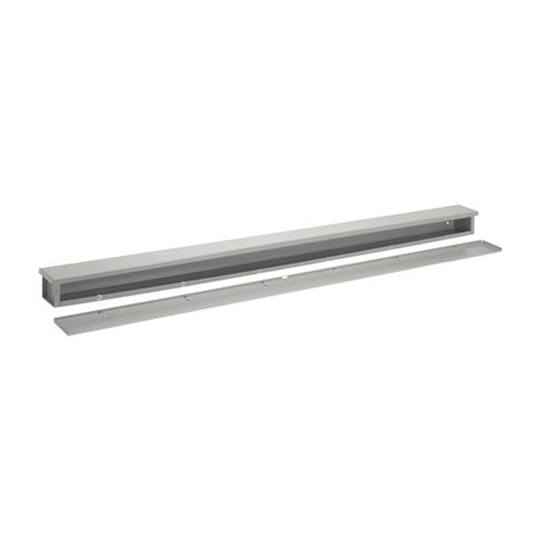 Hoffman A101048RT F40PT Wiring Trough, 48 in L x 10 in W x 10 in H, Slip-On Removable Cover, Steel