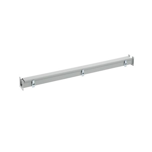 Hoffman F22L48 F10 Lay-In Straight Section Wireway, 48 in L x 2-1/2 in W x 2-1/2 in H, Butt Hinged Cover, Steel