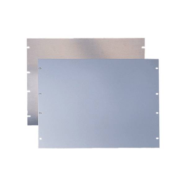 Hoffman ProLine™ P19RP9UP P20 Flat Rack Panel, 19 in H, Steel, Light Gray
