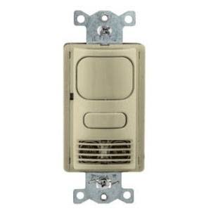 1000 Sq Ft, 120/277 VAC, Hubbell Wiring Device-Kellems AD2000I1 H-MOSS® Wall Switch Sensor, Ivory,