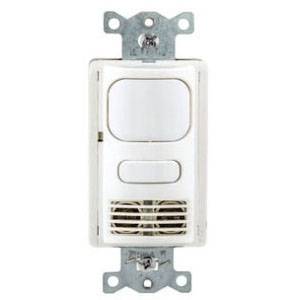 1000 Sq Ft, 120/277 VAC, Hubbell Wiring Device-Kellems AD2000W1 H-MOSS® Wall Switch Sensor, White,