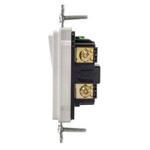 120/277 VAC, 20 A, Hubbell Wiring Device-Kellems DS320W Style Line® Decorator Switch