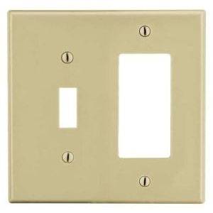 2-Gang, Hubbell Wiring Device-Kellems P126I tradeSELECT® Wallplate, Ivory