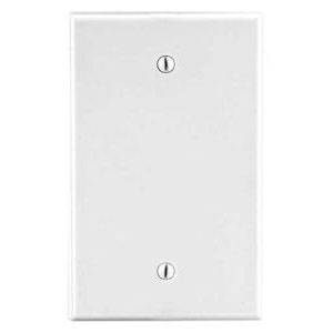1-Gang, Hubbell Wiring Device-Kellems P13W Wallplate, White
