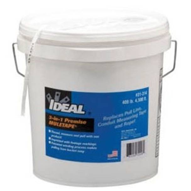 1/4" x 4500', 400 Lb , IDEAL Industries, Inc. 31-314 Muletape® Cable Pulling Lubricant