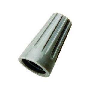300 V, 22 to 16 AWG, Ideal Industries Inc. 30-071 Wire-Nut® Twist-On Wire Connector, Gray