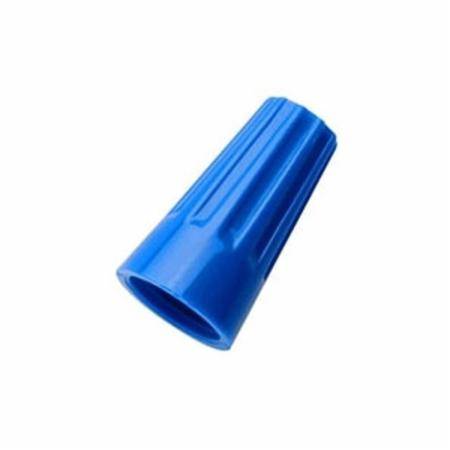 300 V, 22 to 14 AWG, Ideal Industries Inc. 30-072 Wire-Nut® Twist-On Wire Connector, Blue