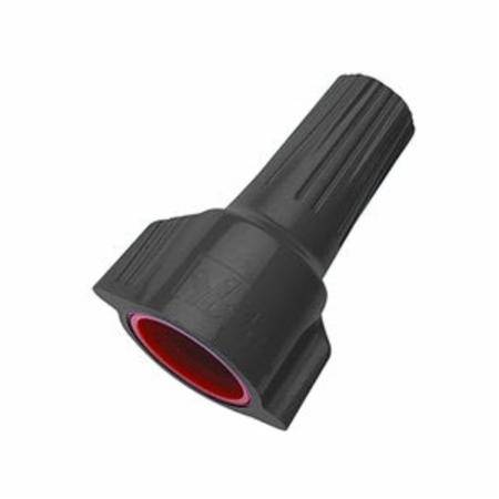 600 V, 18 to 8 AWG, Ideal Industries Inc. 30-1262J WeatherProof™ Twist-On Wire Connector, Gray/Red