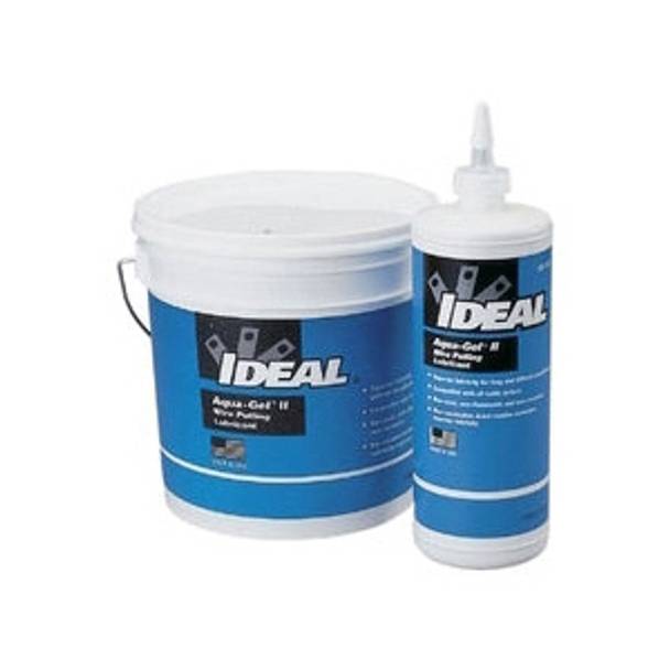 1 Gallon, Blue, Ideal Industries Inc. 31-371 Aqua-Gel® Cable Pulling Lubricant, Bucket