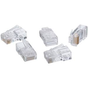 26 to 24 AWG Solid/Stranded, 8-Position 8-Pin, Ideal Industries Inc. 85-346 Modular Plug, RJ45 Category 5E