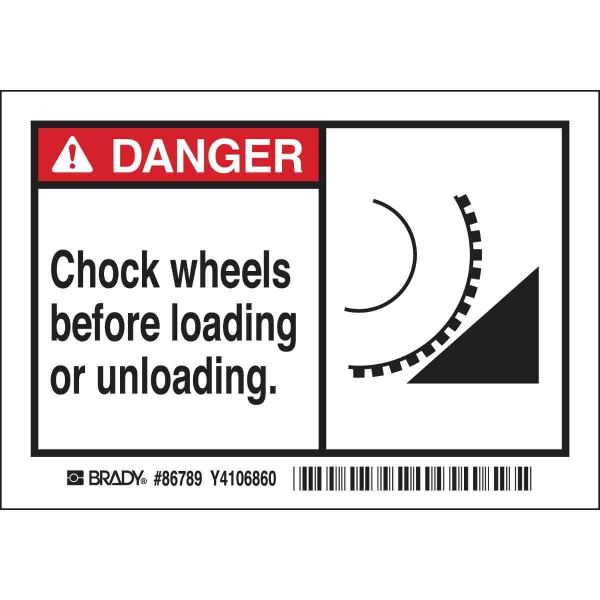 Brady® 86789 High Performance Laminated Non-Reflective Rectangular Self ...
