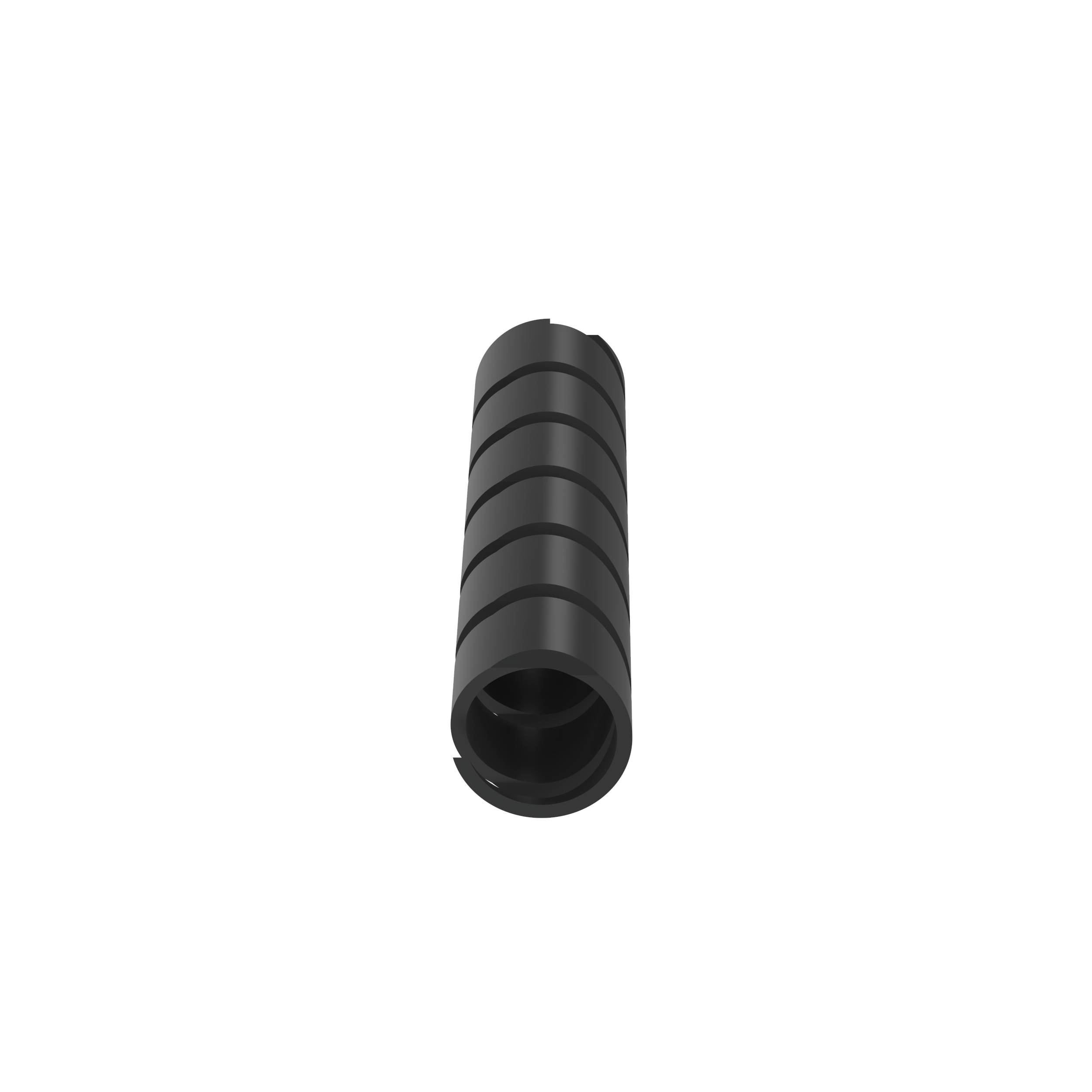 Panduit® T100N-C0 Reusable Reverse Cut Weather-Resistant Spiral Wrap, 1 in OD Dia x 100 ft L x 0.04 in THK, Nylon 6.6, Black