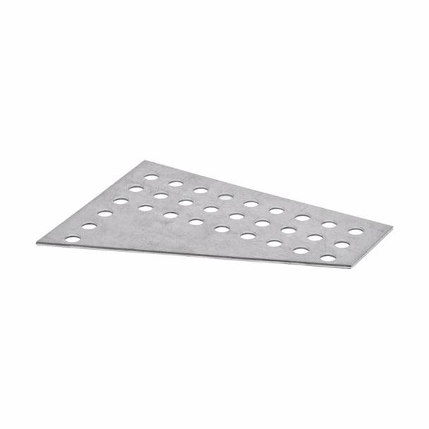 B-Line SA101GRN Slotted Angle Connection Plate, 7-3/8 in L
