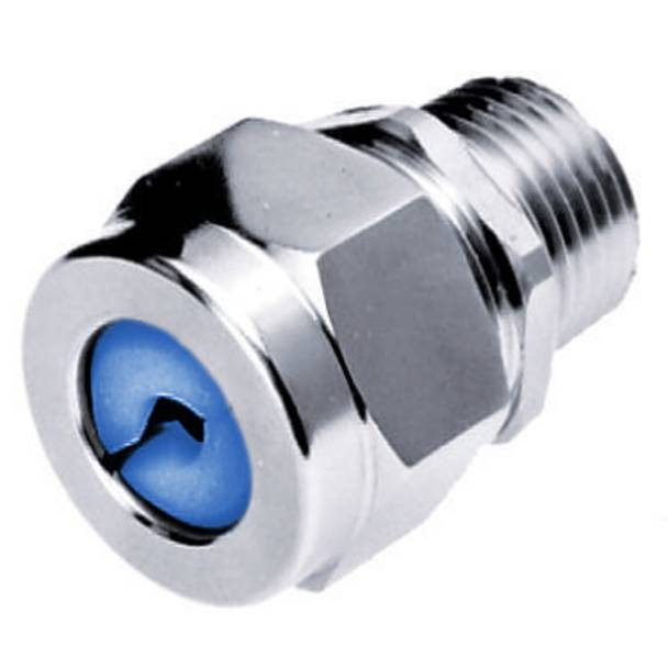 Wiring Device-Kellems SHC1033ZP Form 2 Standard Straight Cord Connector, 3/4 in Trade, 1 Conductor, 0.38 to 0.5 in Cable Openings, Steel, Machined/Zinc Plated