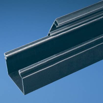 Panduit® HS2X3BL6NM Type HS Base Solid Hinged Duct, 2.17 in W x 3.06 in D, PVC