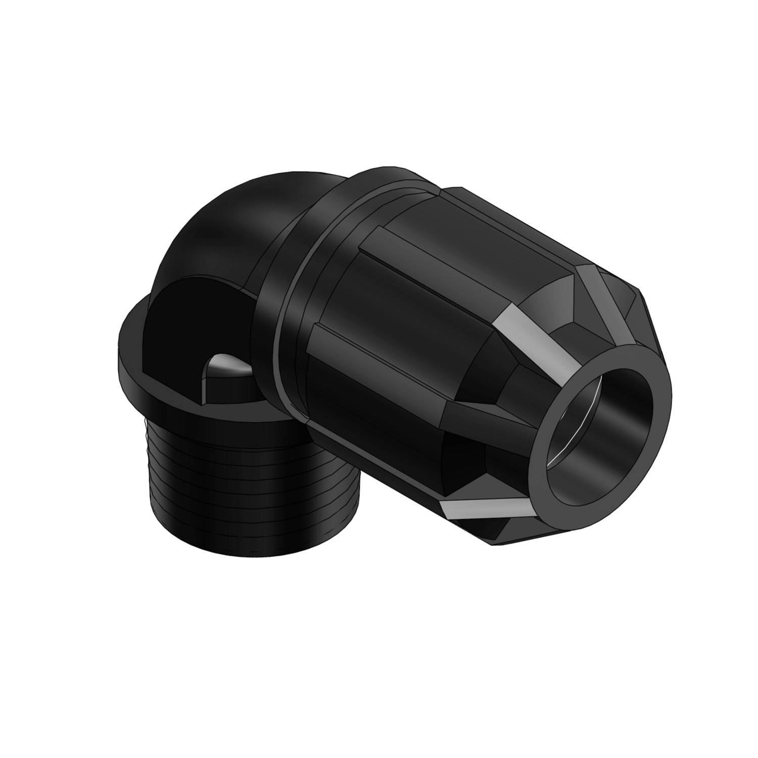 ABB 2675 - 3/4in (.660-.780) Black Beauty Liquidtight Strain Relief Cord  Connector