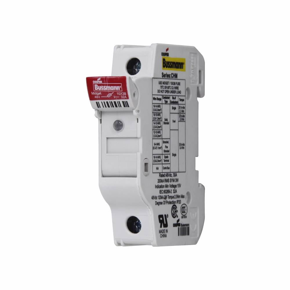 Bussmann CHM1DNIU Indicating Modular Fuse Holder, 600/690 V, 30/32 A ...