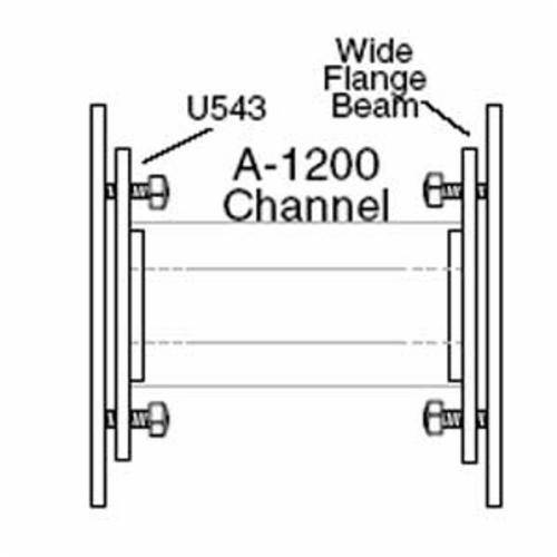 Superstrut® U543-EG 500 Adjustable Screw End Cap, 3-1/2 in L x 1.63 in ...