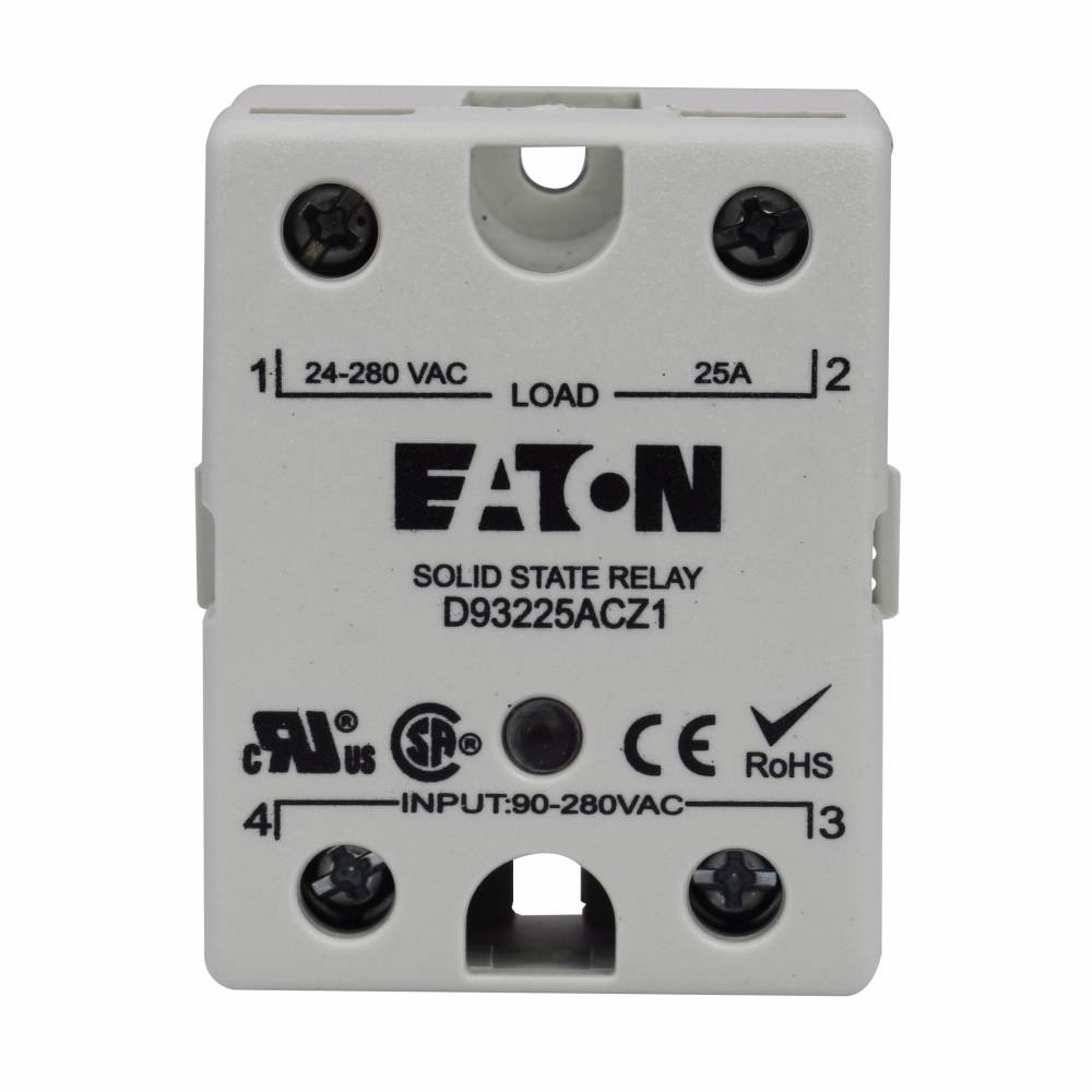 EATON D93240ACZ2 Hockey Puck Zero Cross Switch Solid State Relay, 40 A, 1NO/SPST Contact