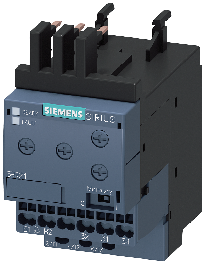 Siemens 3RR21412AA30 Monitoring Relay, 24 VAC/VDC, 1.6 A, 1CO Contact