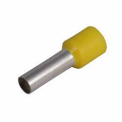 EATON XBAF13 IEC-XB Insulated Ferrule With Insulating Collar, 10 AWG, 0.79 in L, Soft Electrolytic Copper/Polypropylene Sleeve, Yellow