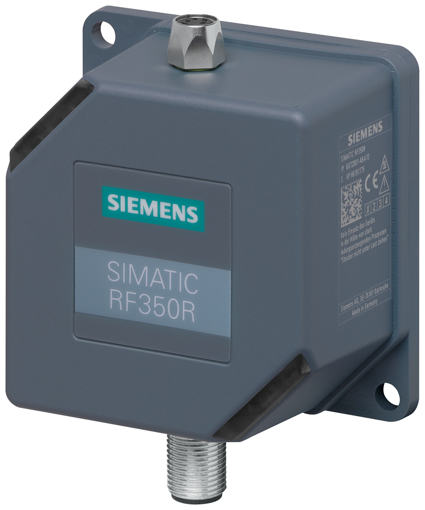 Siemens SIMATIC RF300 6GT28014BA10 RF350R RFID Reader, 24 VDC, 0.06 A, 13.56 MHz, RS422