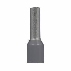 EATON XBAF11 IEC-XB Insulated Ferrule With Insulating Collar, 12 AWG, 0.67 in L, Soft Electrolytic Copper/Polypropylene Sleeve, Gray
