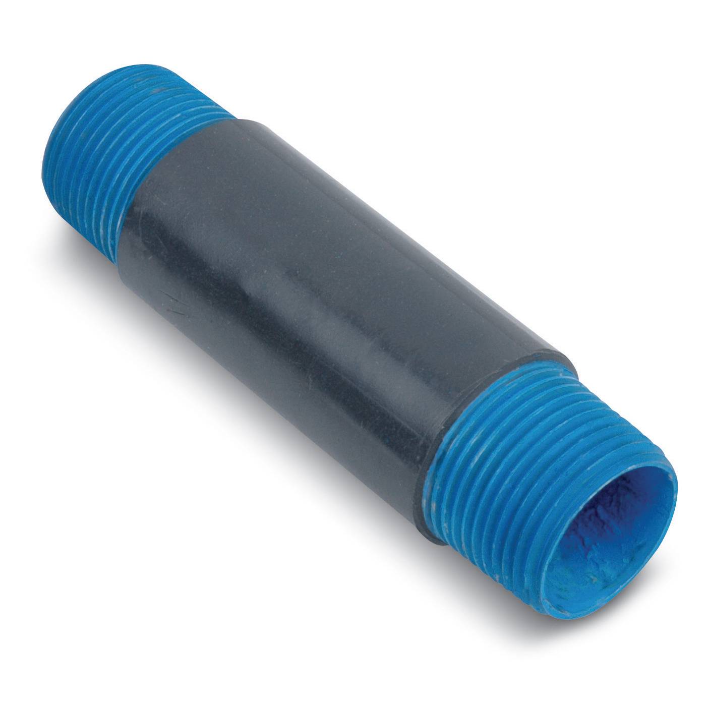 Ocal® OCAL-BLUE® NPL11/2X10-G Straight Conduit Nipple, 1-1/2 in, For Use With Rigid and IMC Conduit, Steel, Hot Dipped Galvanized