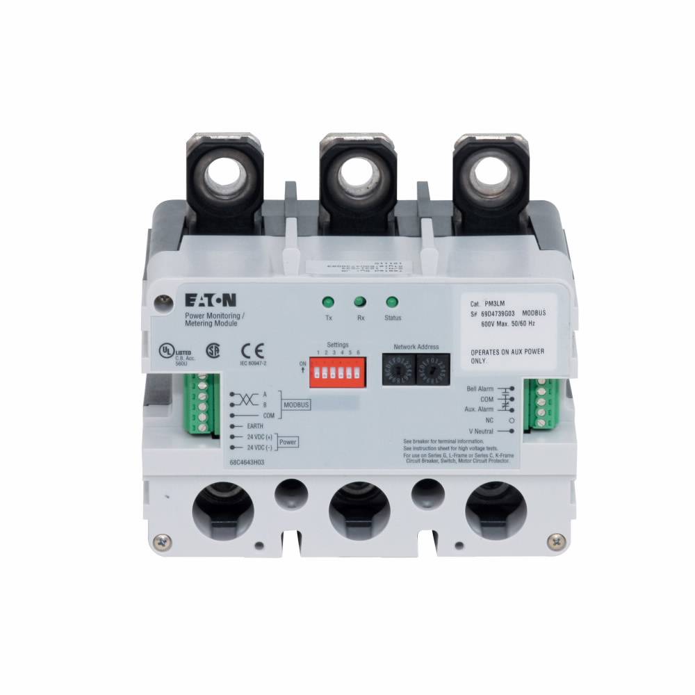 EATON Modbus® PM3LM Power Monitoring and Communication Module, 600 VAC ...