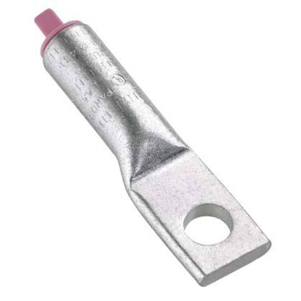 Panduit® Pan-Lug™ LAA350-12-2 1-Hole Dual Rated Compression Lug, 350 kcmil Stranded Aluminum/Copper Conductor, Die Code: P87, 1/2 in Stud, Aluminum