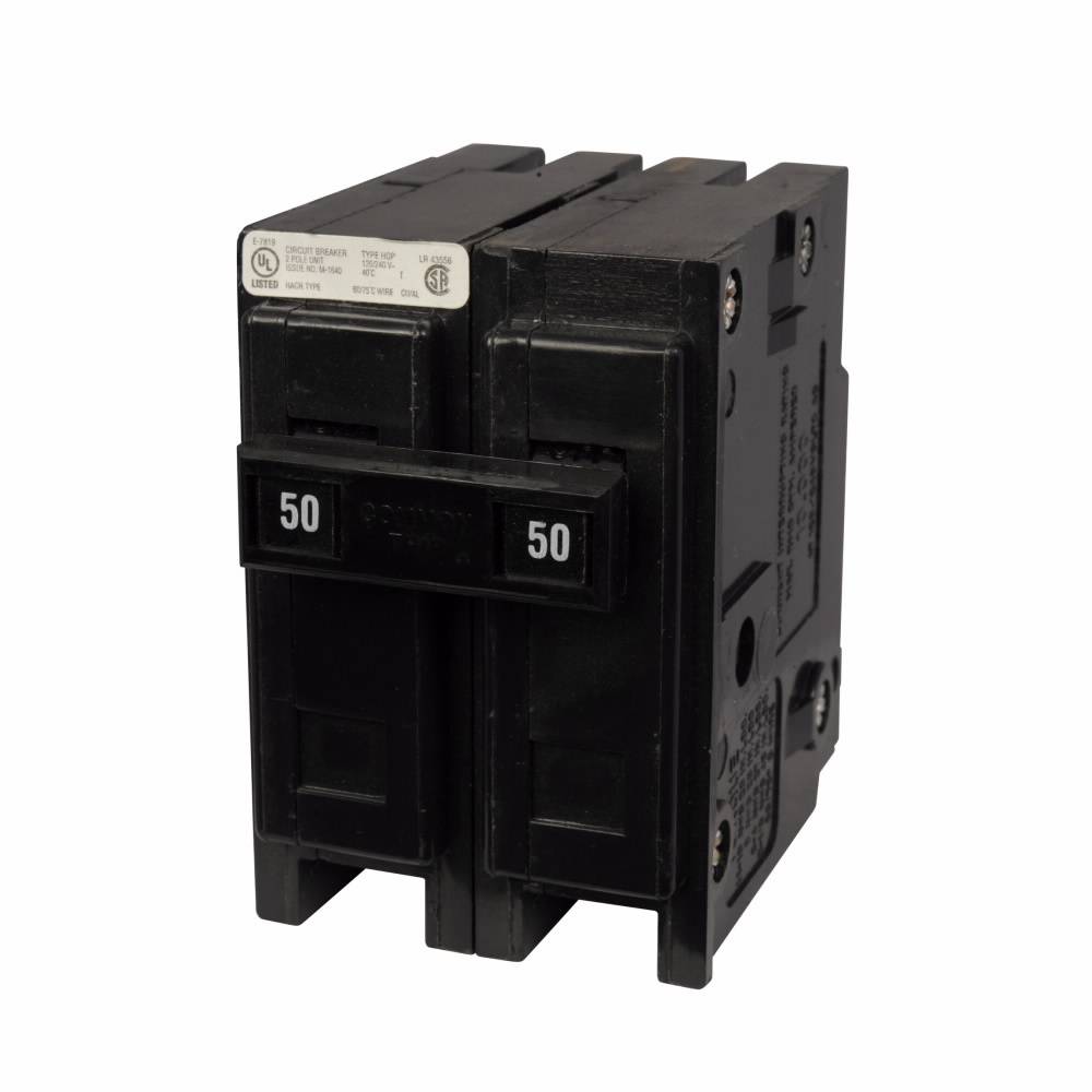 EATON HQP2050R3 Quicklag Type HQP Miniature Circuit Breaker, 120/240 ...