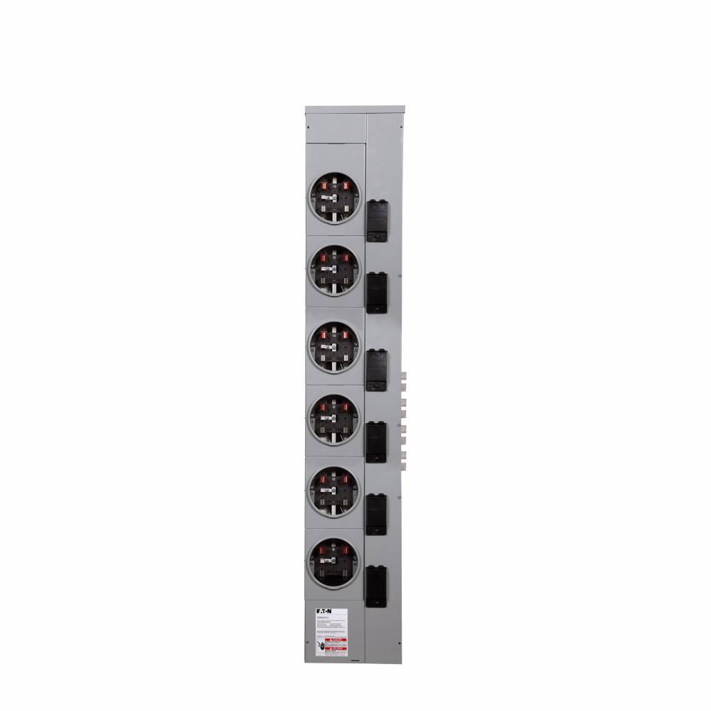 EATON 3MM612R12RLBCPS Meter Stack, 125 A, 120/208 VAC, 1200 A Bus